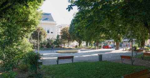 Photo jardin hôtel de ville
