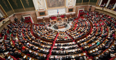 Photo d'une séance à l'assemblé nationale