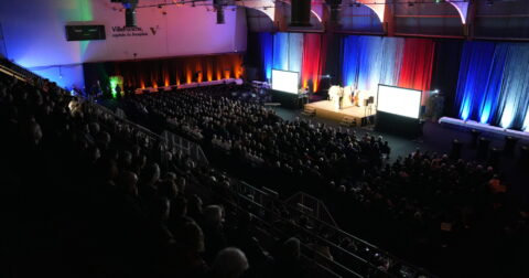Photo du Palais des Sports pour les voeux du Maire 2025