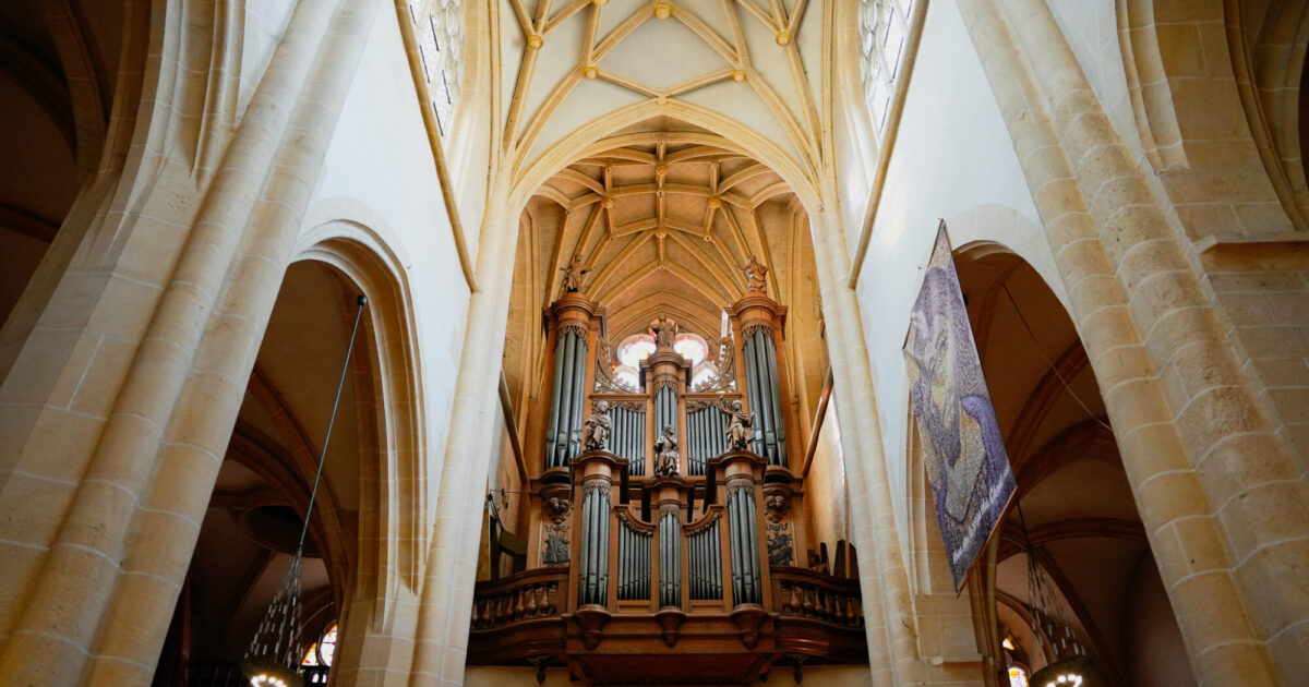 Photo de l'orgue de l'église Notre-Dame des Marais