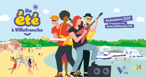 Affiche d'un été à Villefranche