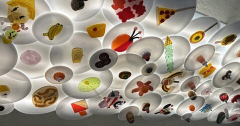 Photo d'une œuvre d'art placée sur le territoire caladois