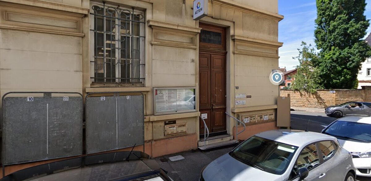 Capture d'écran de google map du bureau de vote numéro 21