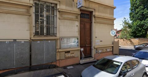 Capture d'écran de google map du bureau de vote numéro 21