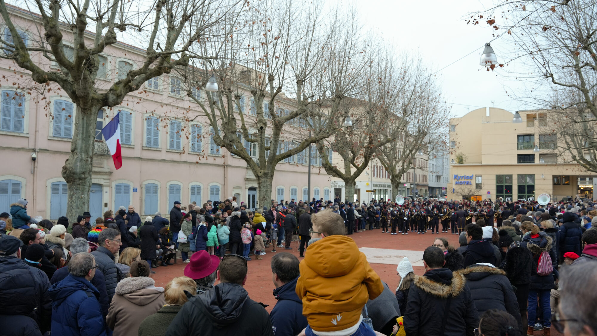 Aubade du samedi par les fanfares Crédit photo : Service Communication de la Ville